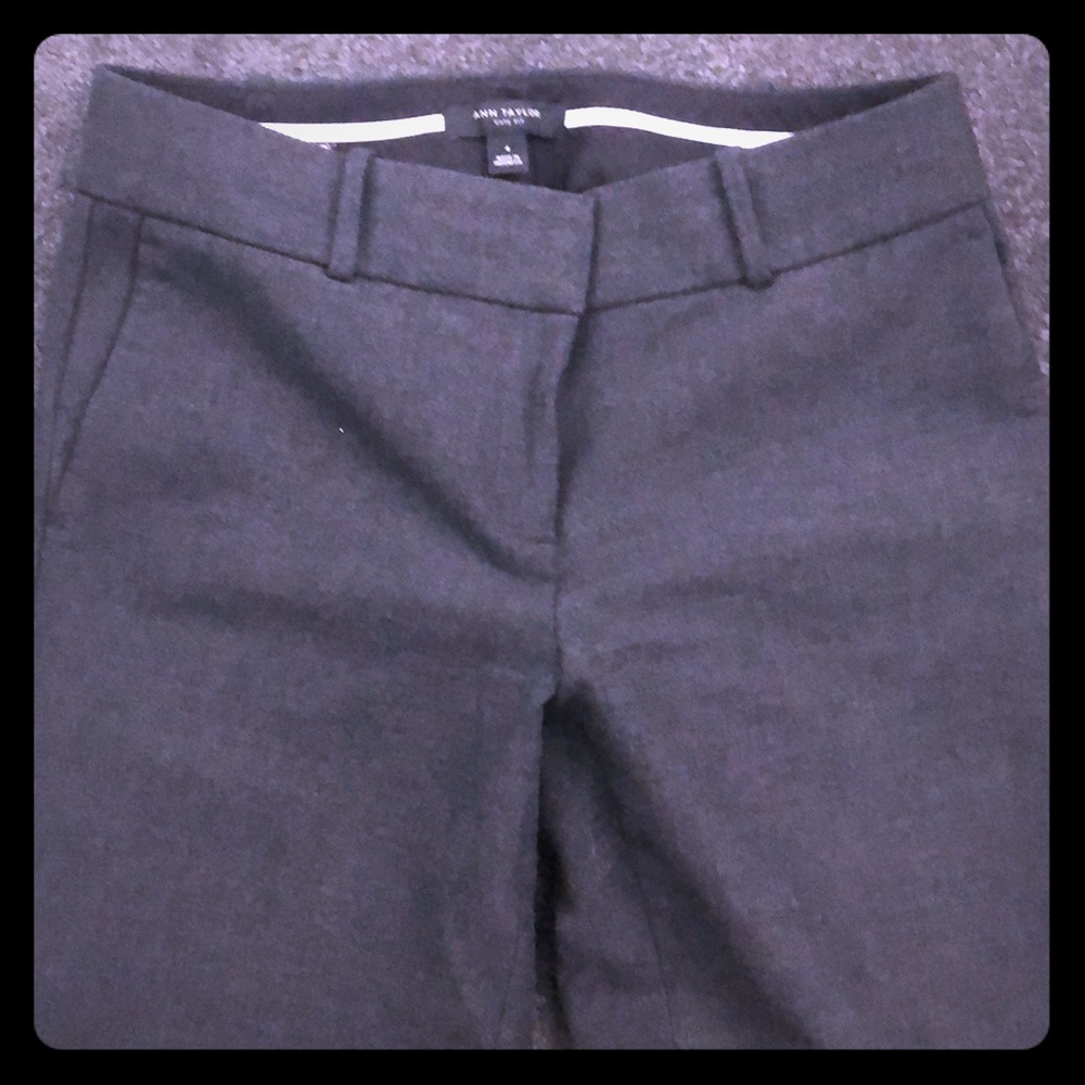 Ann Taylor Kate Trouser - Charcoal Gray - Size 4